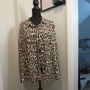 Leopard Print Blouse